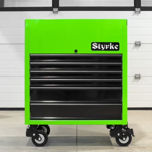 Styrke 36" Tool Chest with Sliding Top - Lime Green/Black/Black