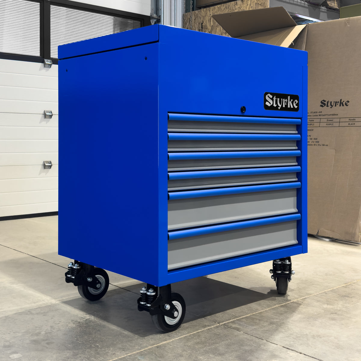 Styrke 36" Tool Chest with Sliding Top - Blue/Grey/Blue