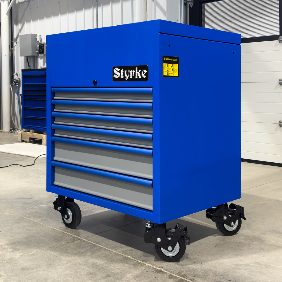 Styrke 36" Tool Chest with Sliding Top - Blue/Grey/Blue