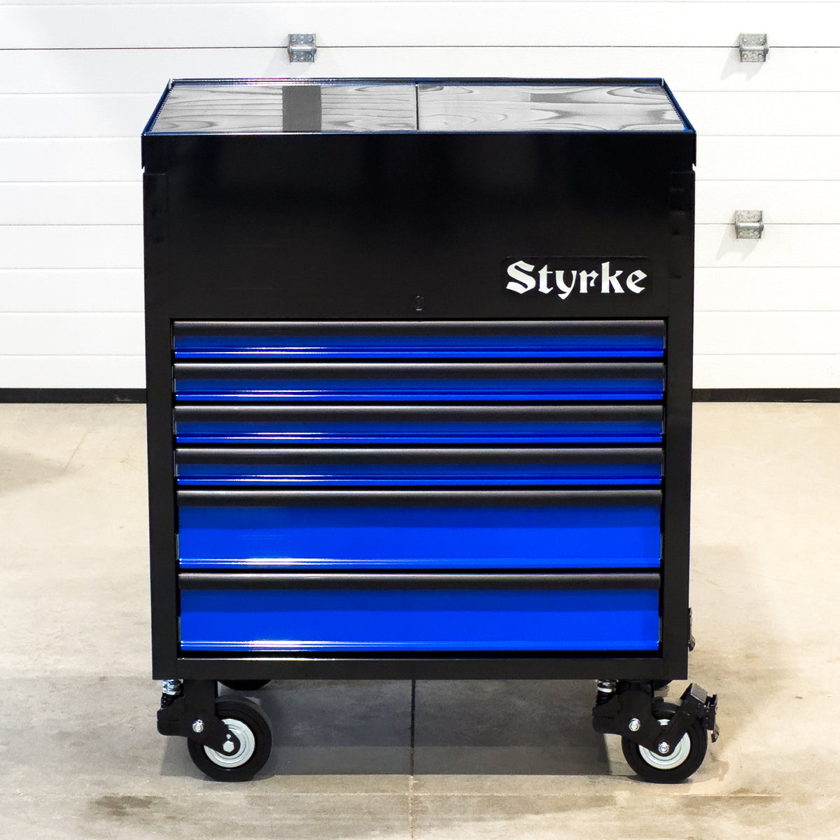 Styrke 36" Tool Chest with Sliding Top - Black/Blue/Black