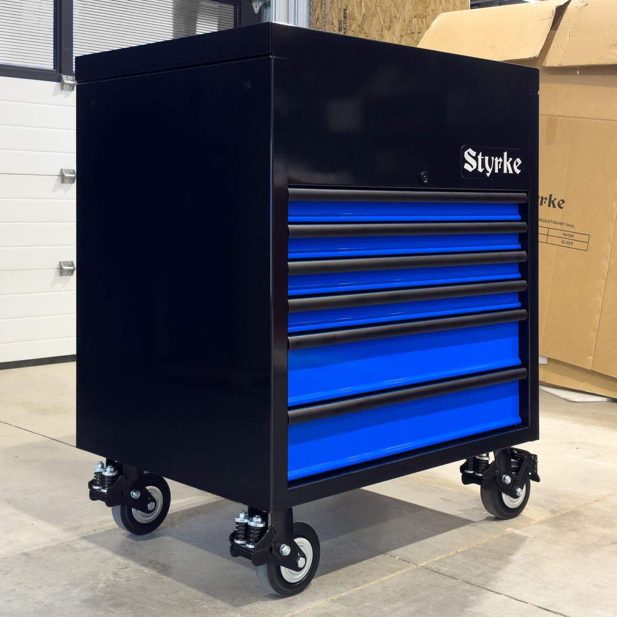 Styrke 36" Tool Chest with Sliding Top - Black/Blue/Black