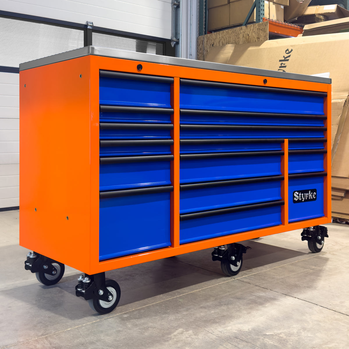 Styrke 72" Tool Chest - Orange/Blue/Black