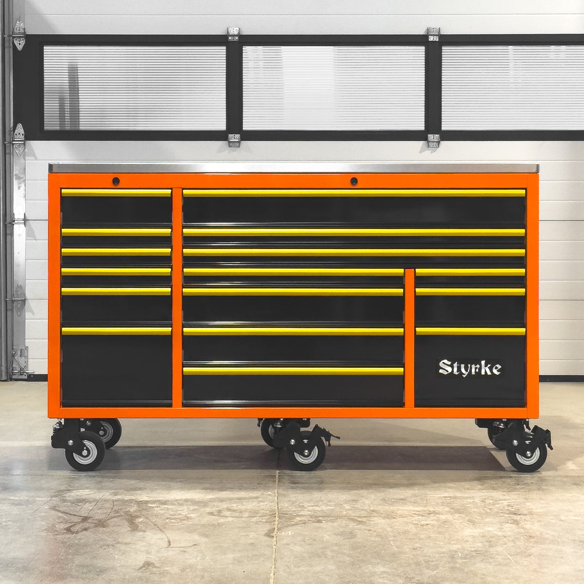 Styrke 72" Tool Chest - Orange/Black/Yellow