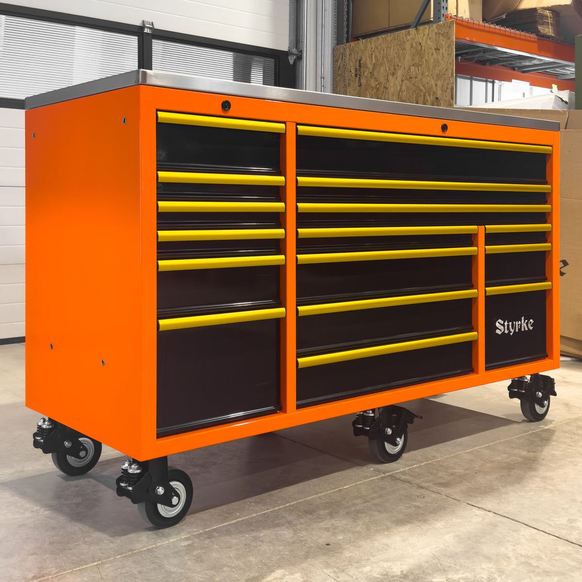 Styrke 72" Tool Chest - Orange/Black/Yellow