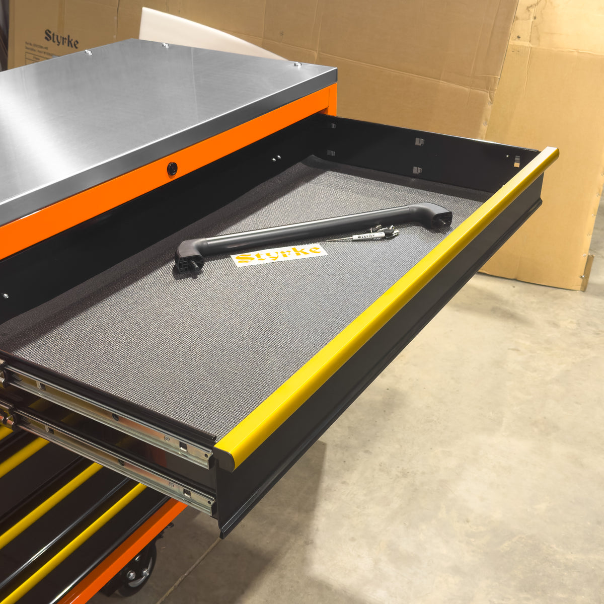 Styrke 72" Tool Chest - Orange/Black/Yellow