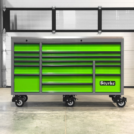 Styrke 72" Tool Chest - Grey/Lime Green/Black