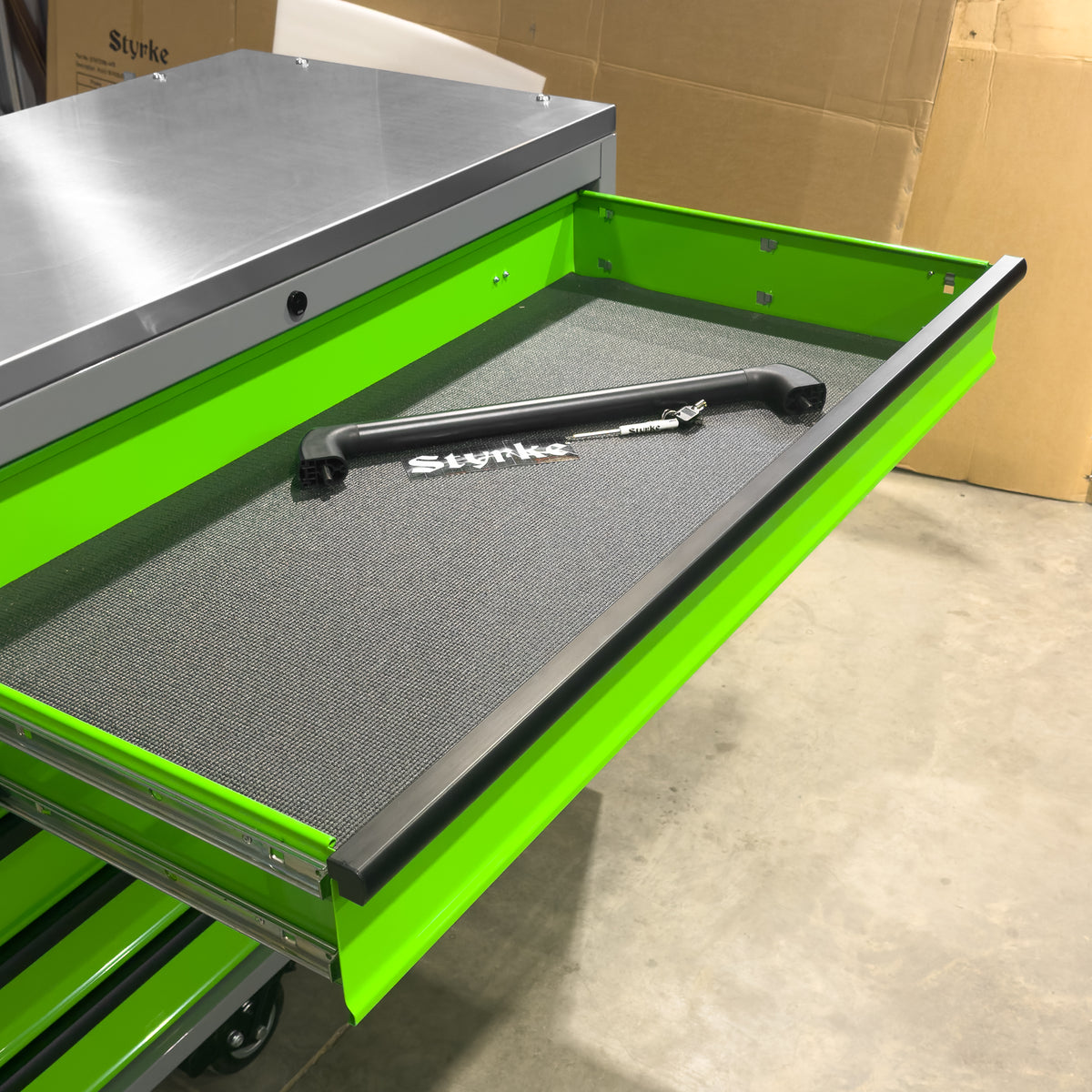 Styrke 72" Tool Chest - Grey/Lime Green/Black