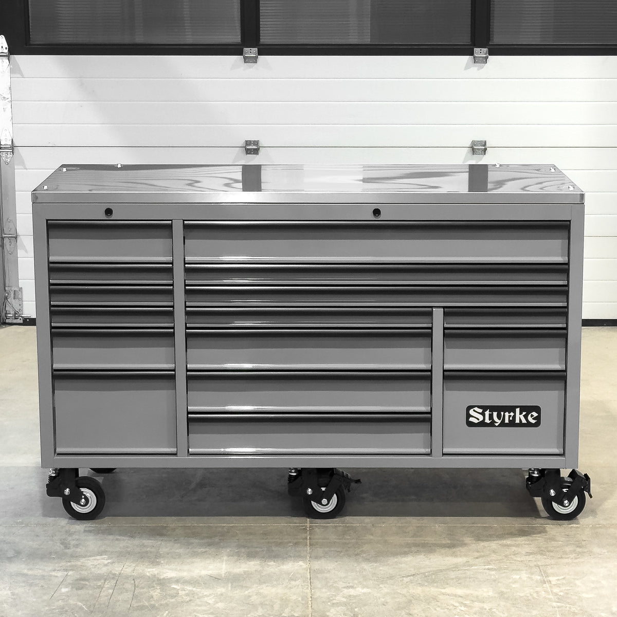 Styrke 72" Tool Chest - Grey/Grey/Black