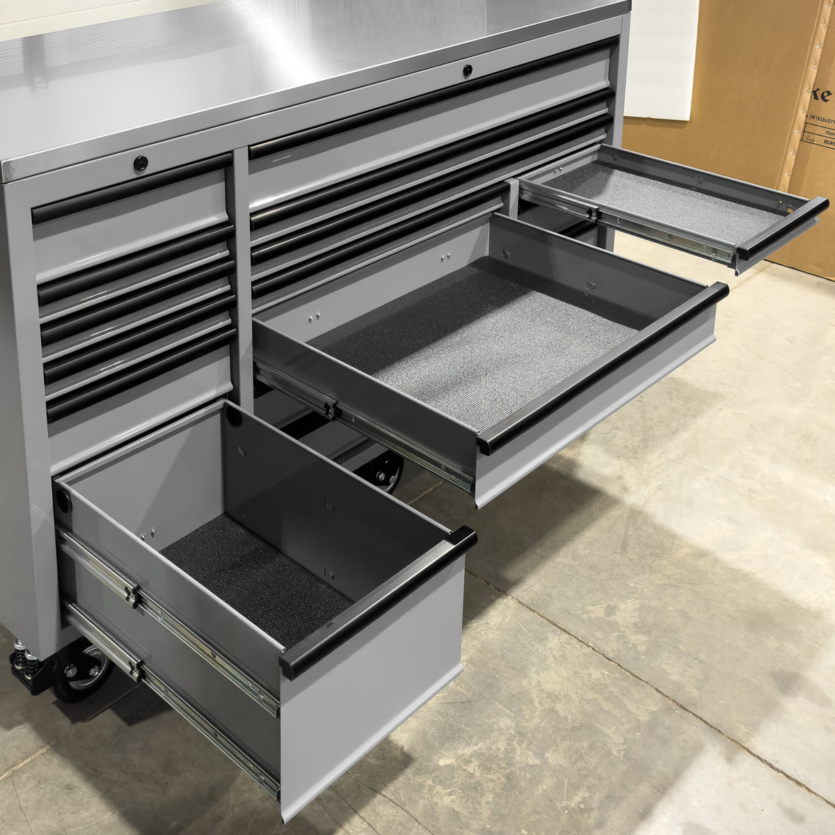 Styrke 72" Tool Chest - Grey/Grey/Black