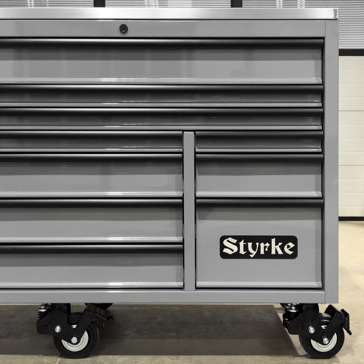Styrke 72" Tool Chest - Grey/Grey/Black