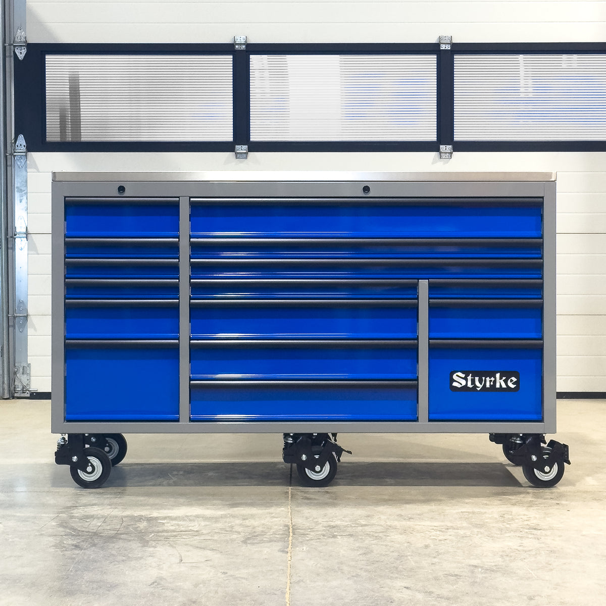 Styrke 72" Tool Chest - Grey/Blue/Black