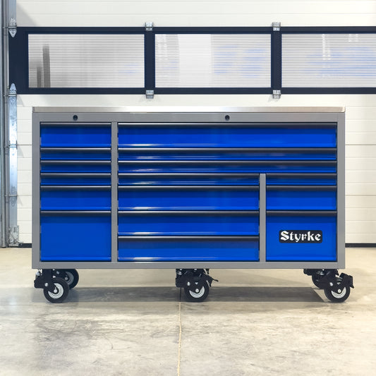 Styrke 72" Tool Chest - Grey/Blue/Black