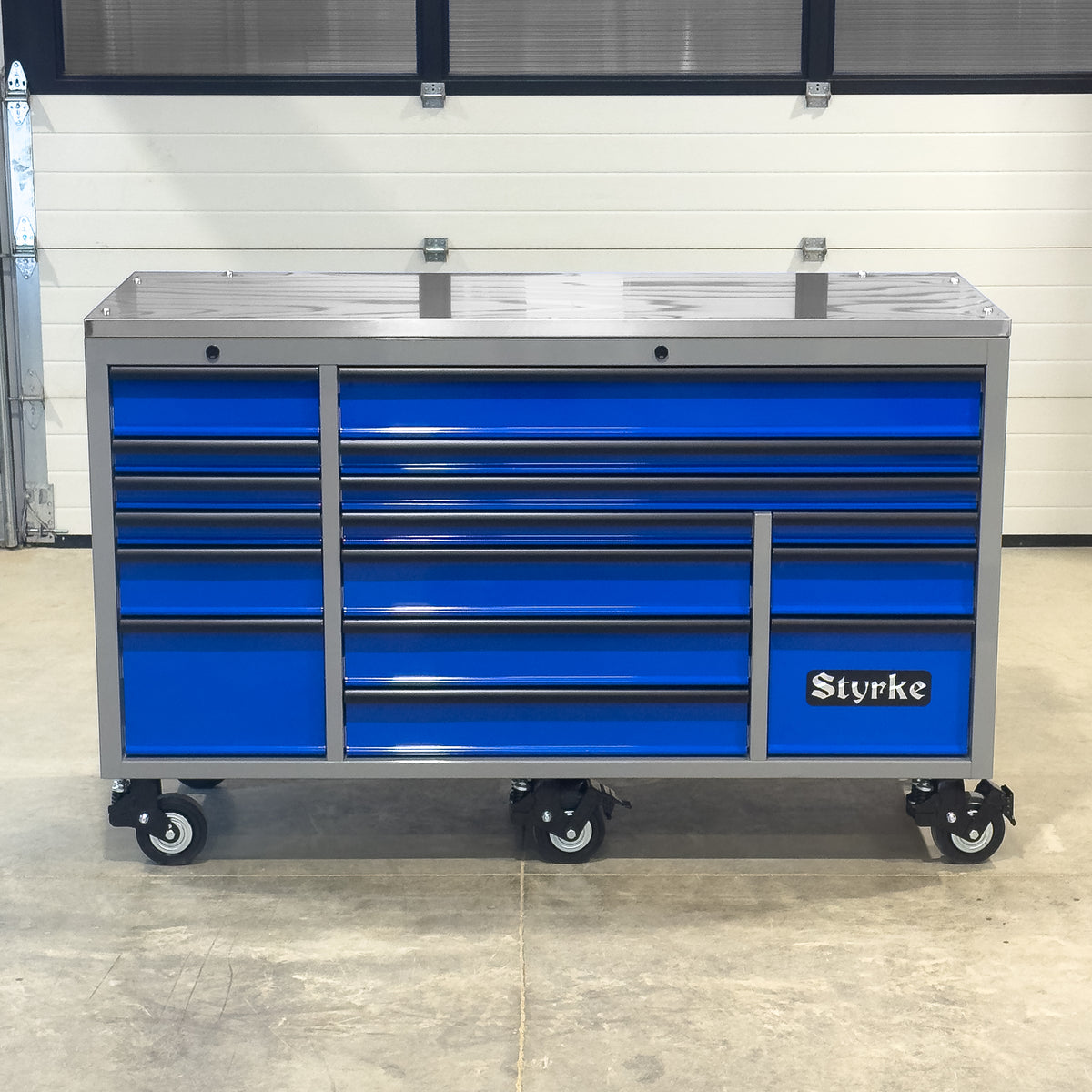 Styrke 72" Tool Chest - Grey/Blue/Black