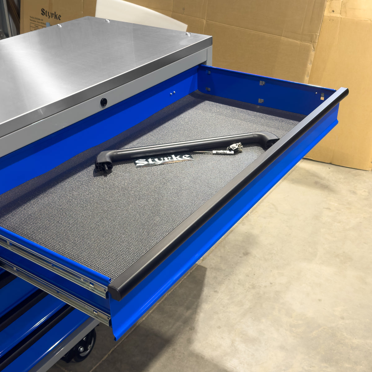 Styrke 72" Tool Chest - Grey/Blue/Black
