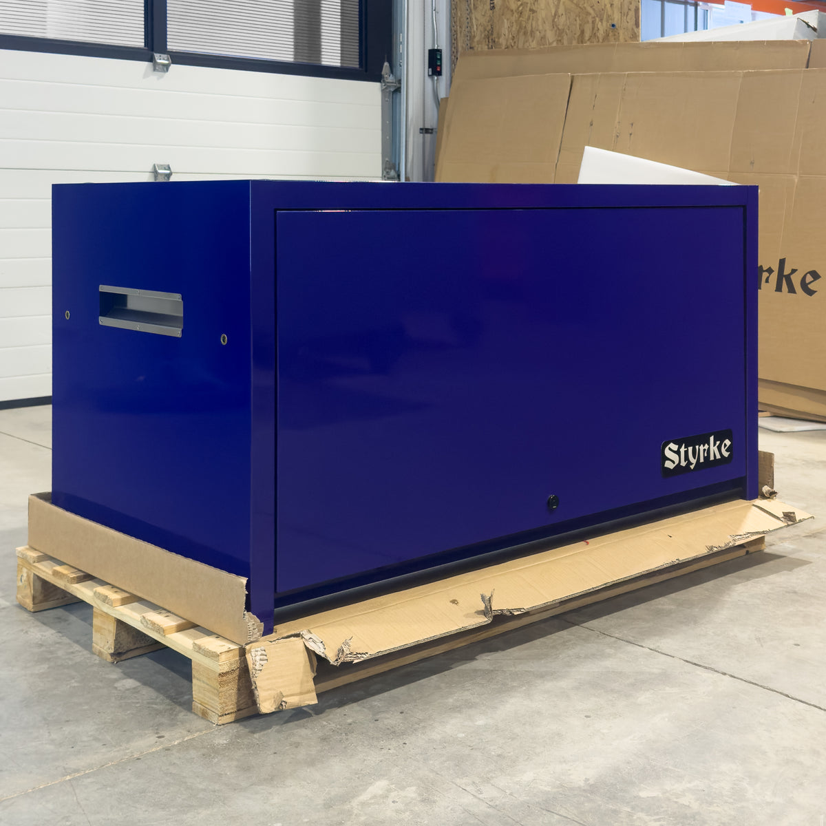 *SCRATCH AND DENT* Styrke 54" Hutch - Purple/Purple/Black