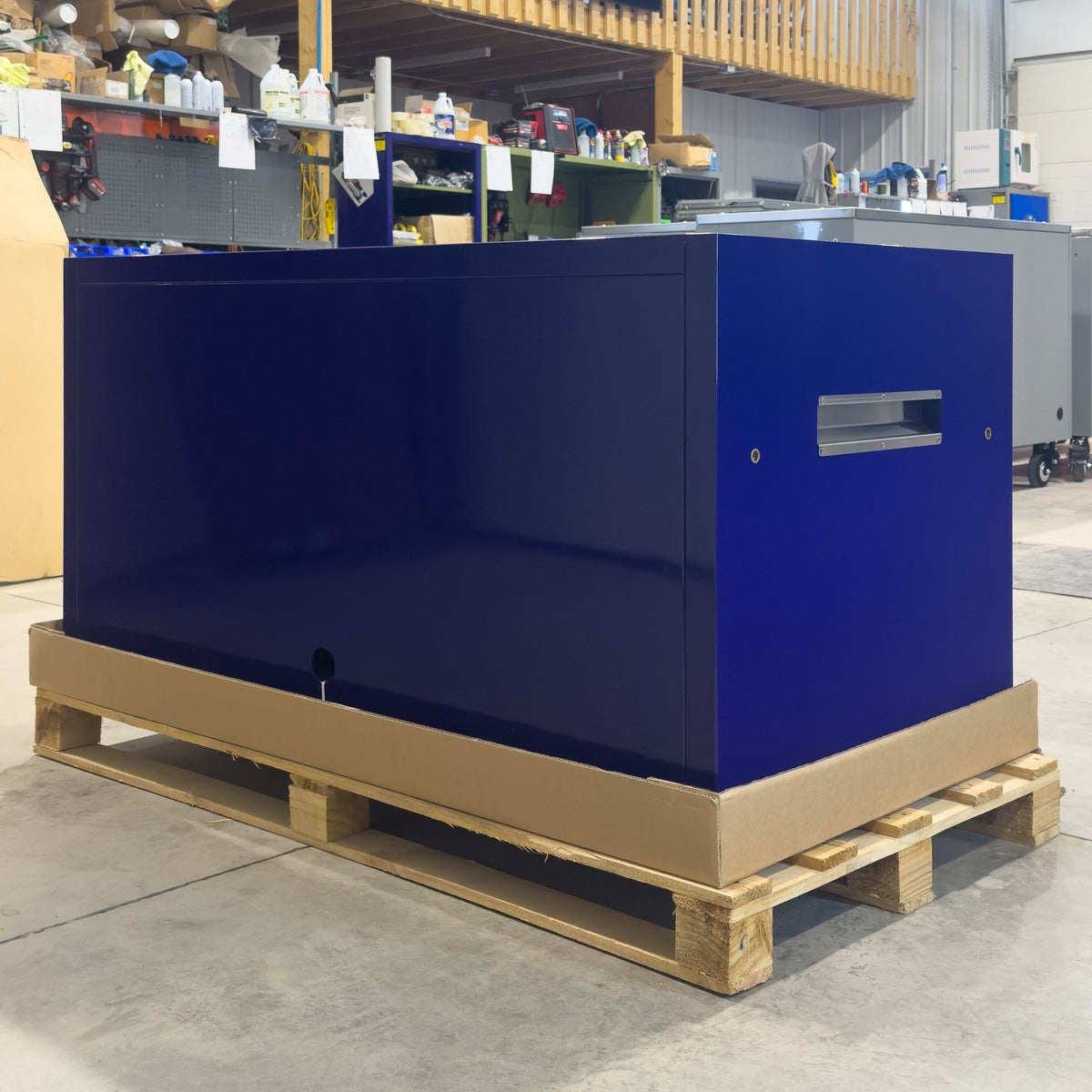 *SCRATCH AND DENT* Styrke 54" Hutch - Purple/Purple/Black