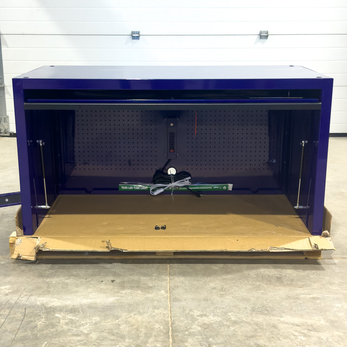 *SCRATCH AND DENT* Styrke 54" Hutch - Purple/Purple/Black