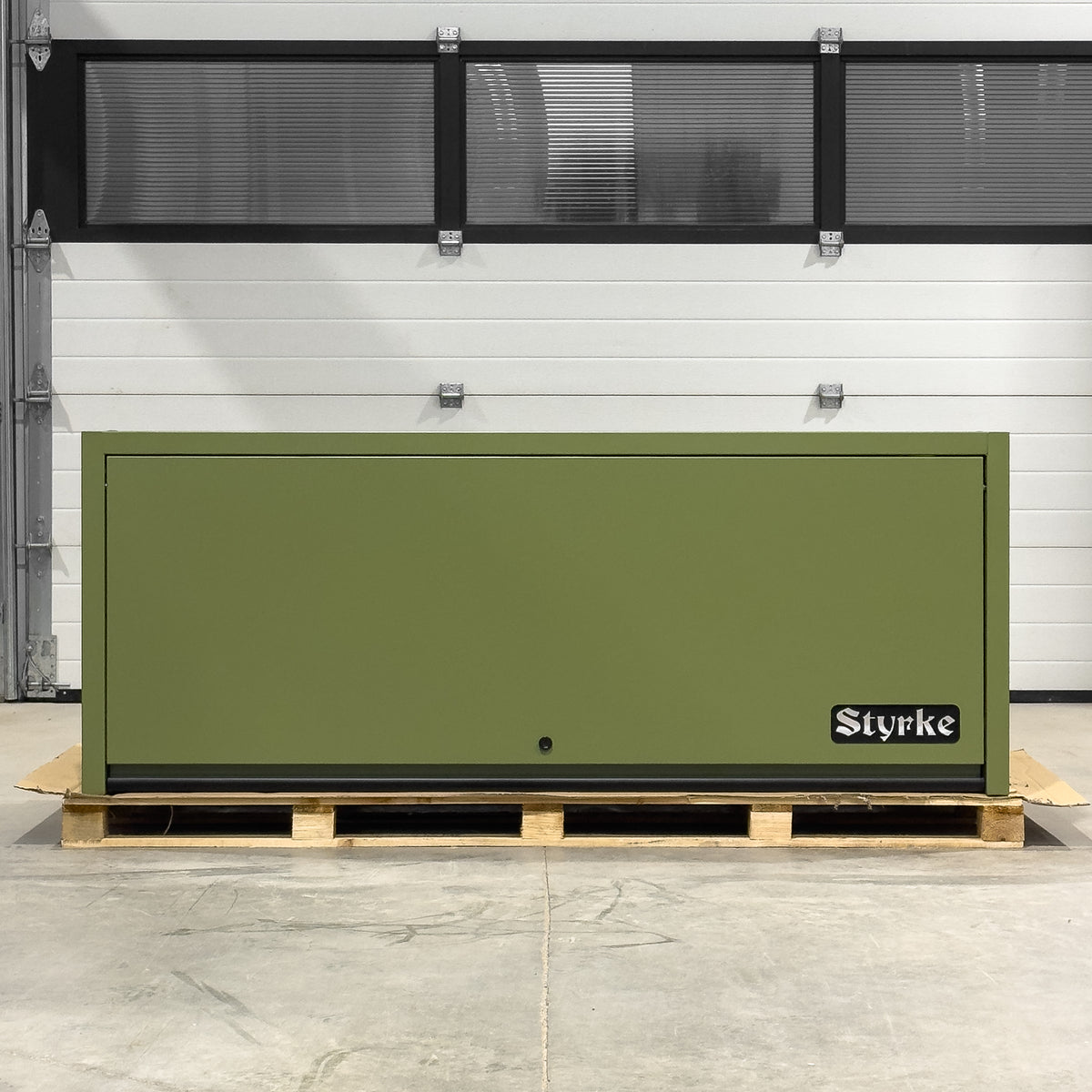 Styrke 72" Hutch *SCRATCH & DENT* - Olive Green/Olive Green/Black