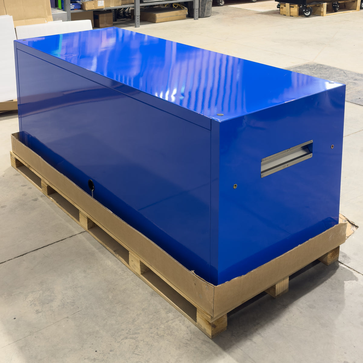 *SCRATCH AND DENT* Styrke 72" Hutch - Blue/Blue/Black