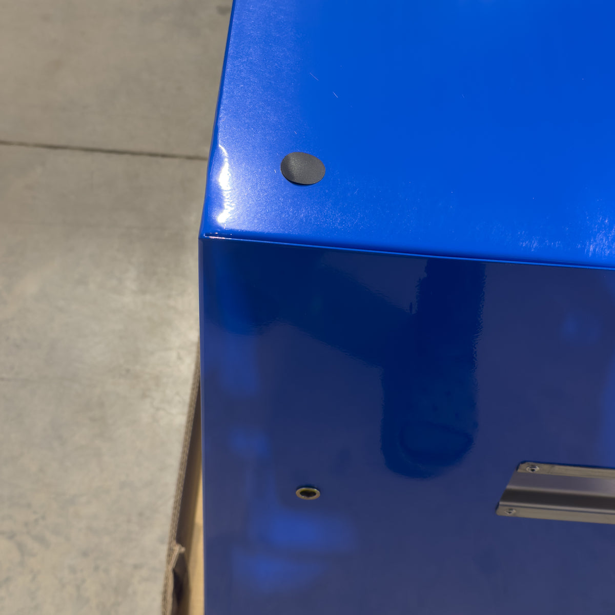 *SCRATCH AND DENT* Styrke 72" Hutch - Blue/Blue/Black