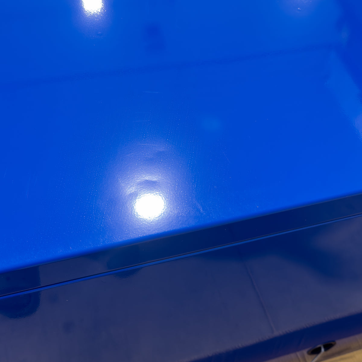 *SCRATCH AND DENT* Styrke 72" Hutch - Blue/Blue/Black