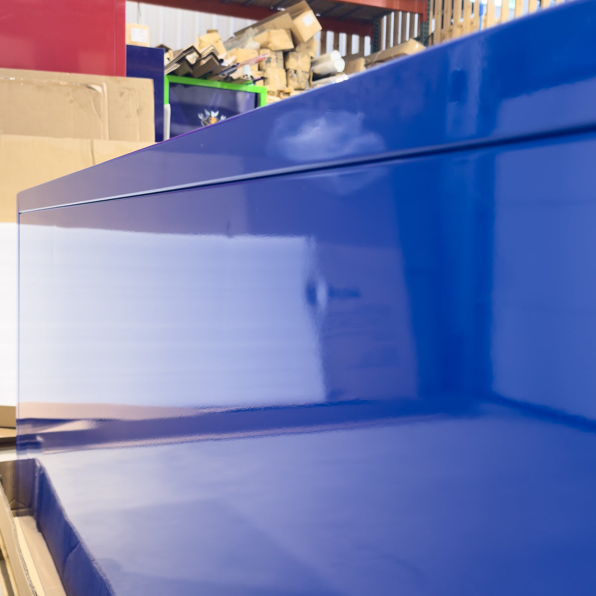 *SCRATCH AND DENT* Styrke 72" Hutch - Blue/Blue/Black