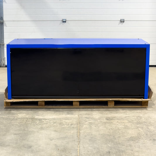*SCRATCH AND DENT* Styrke 72" Hutch - Blue/Black/Black