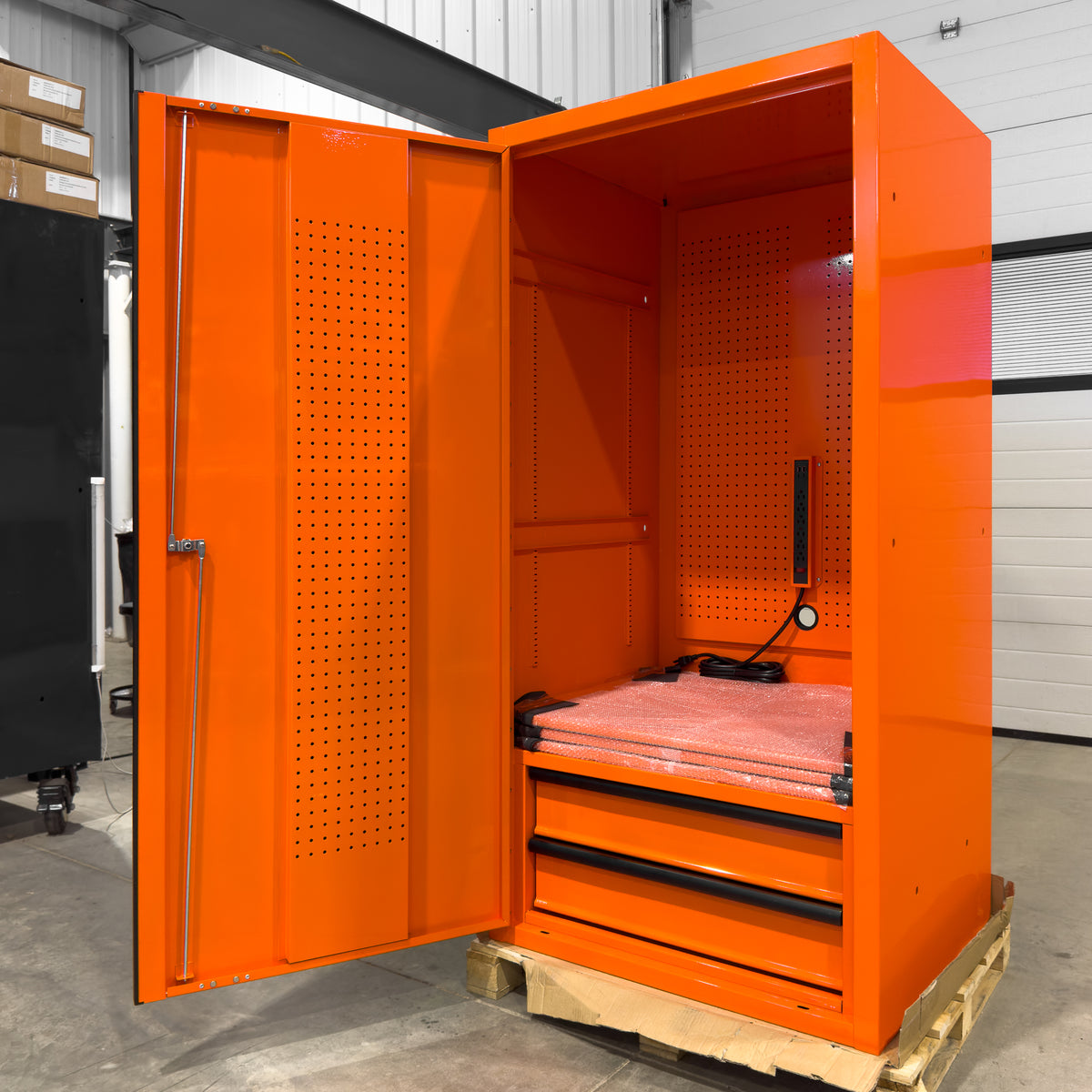 *SCRATCH AND DENT* 32" Locker - Orange/Orange/Black
